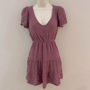 Burgundy Skater Dress
